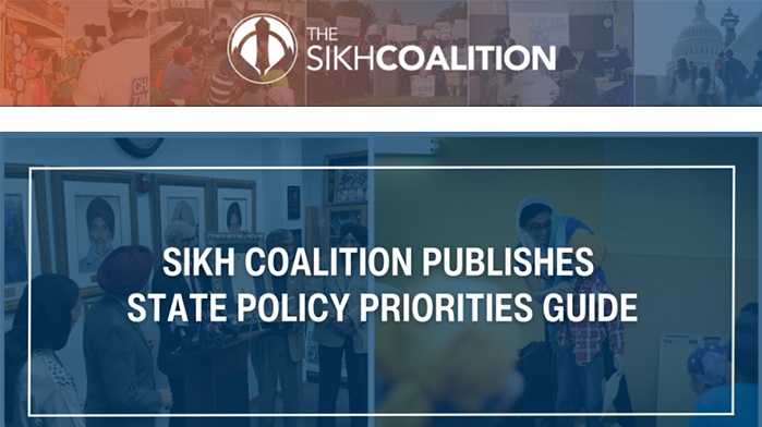 Sikh Coalition Publishes State Policy Priorities
