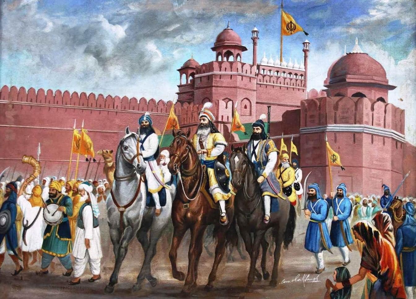 Baba Baghel Singh - Sikh Misls victory for Lal Quila Red Fort of Delhi 1783